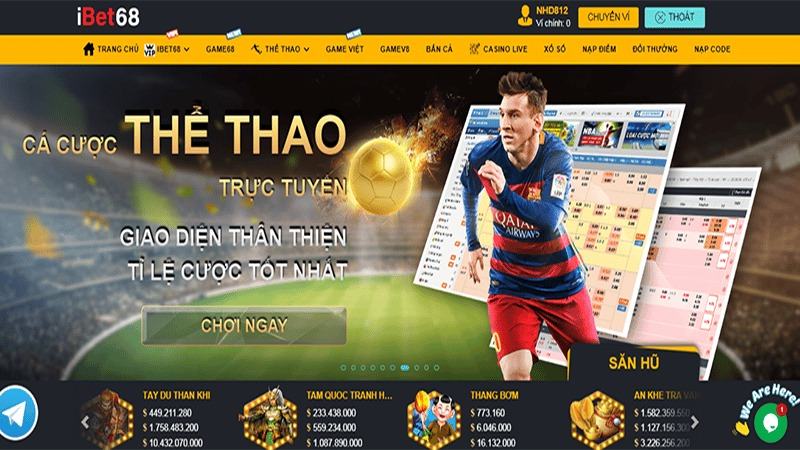IBET68 18 Cá cược thể thao IBet68